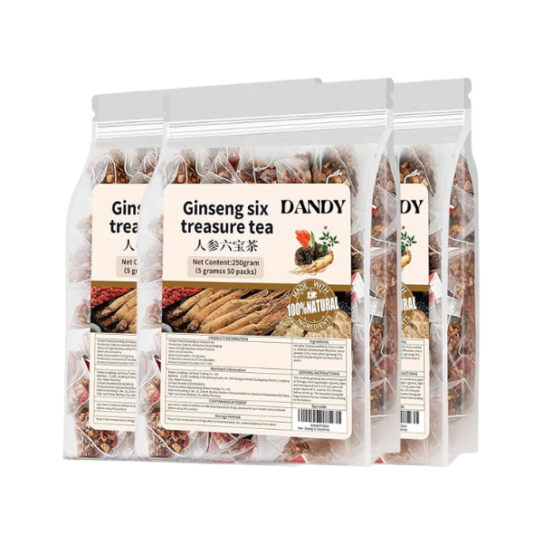 Ginseng Six Treasure Tea (25 Servings)