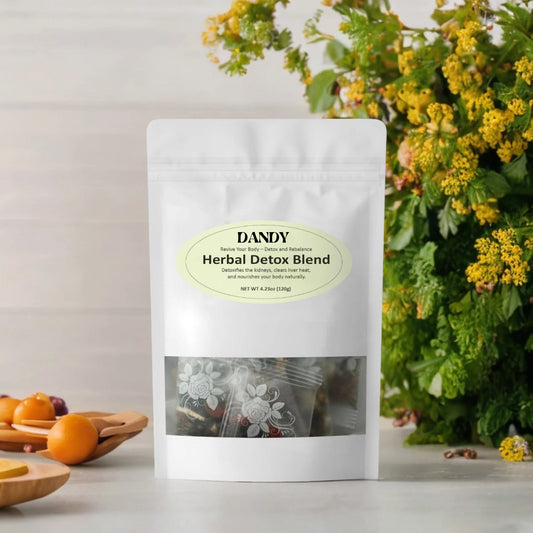 Té Herbal Con Wolfberry Y Diente De León