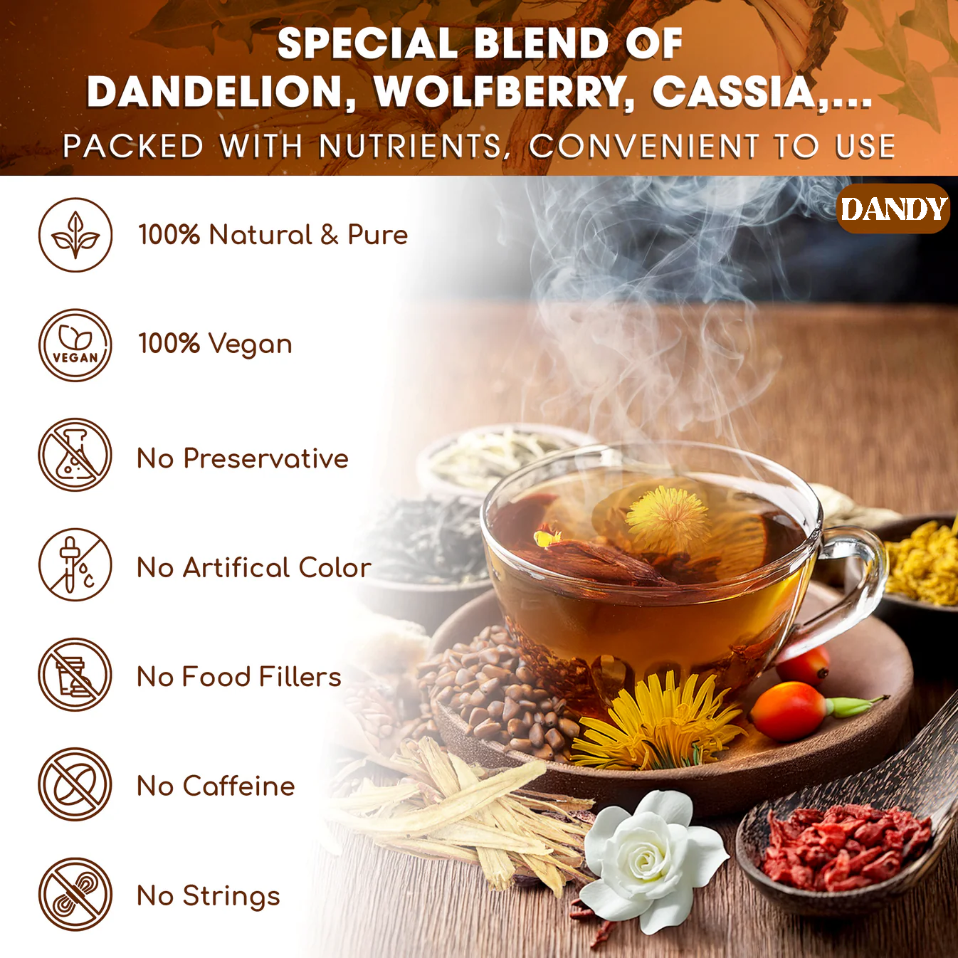 Té De Goji Y Diente De León