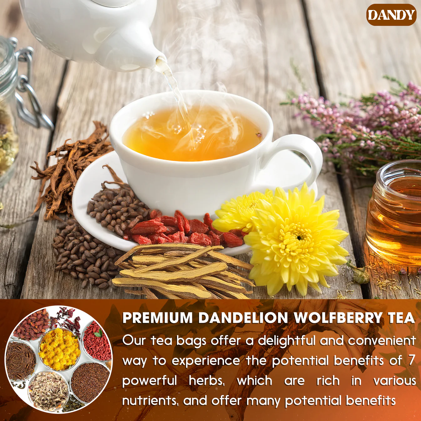 Té De Goji Y Diente De León