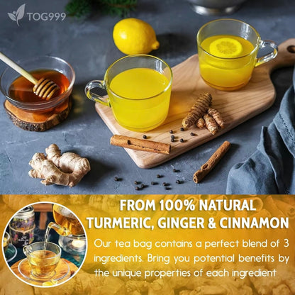 Turmeric Ginger Cinnamon Tea