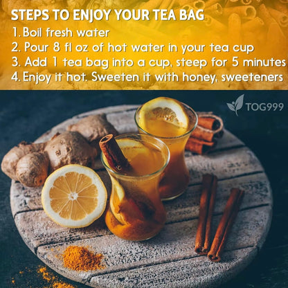 Turmeric Ginger Cinnamon Tea